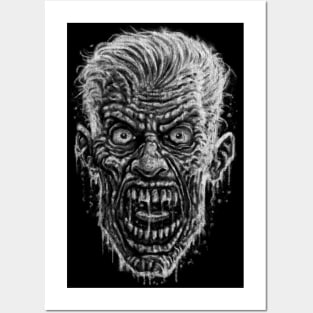 Zombie, george Romero, TWD, tarman Posters and Art